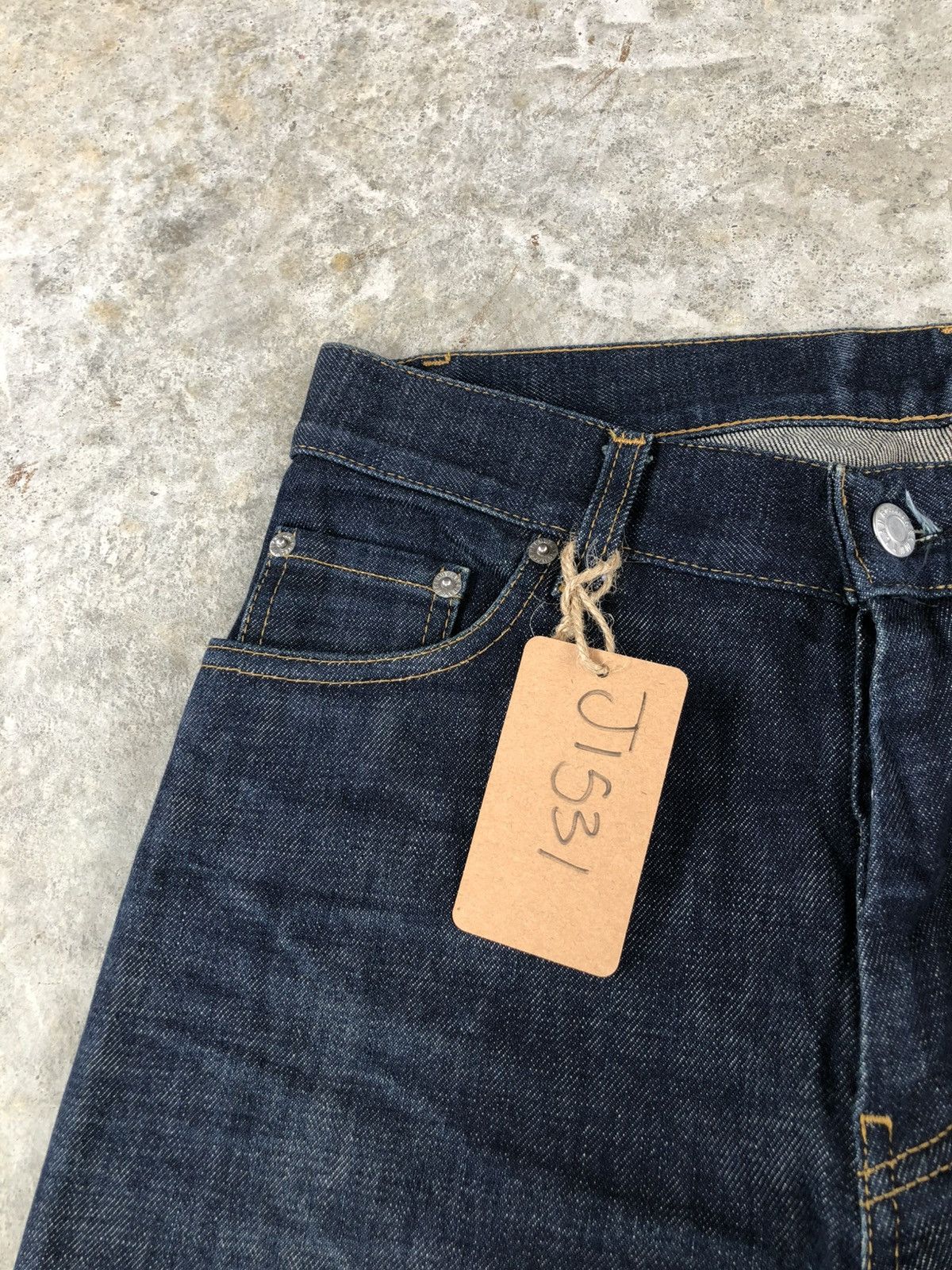 Helmut Lang Helmut Lang Classic Raw Denim Distressed Jeans Size US 31 - 15 Thumbnail