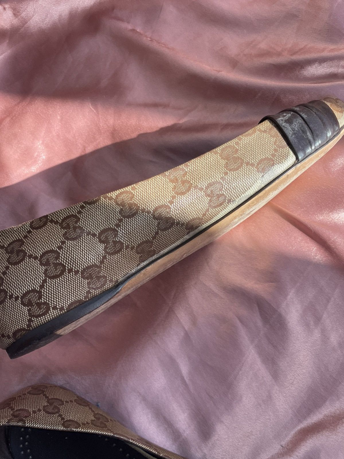 Gucci Gucci Hysteria Monogram Ballet Flats Size US 8 / IT 38 - 14 Thumbnail