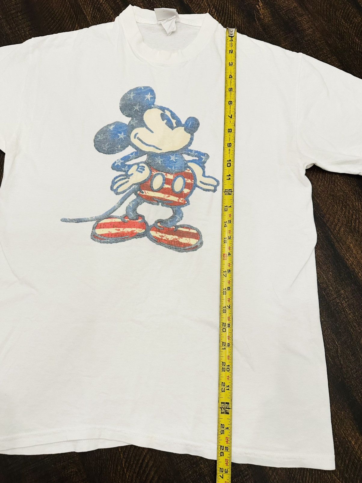 Disney Vintage Disney Mickey Mouse American Flag Shirt Men's Med Size US M / EU 48-50 / 2 - 5 Thumbnail