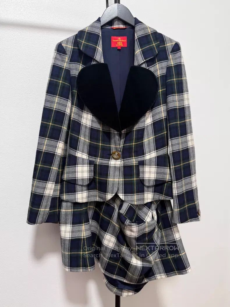 Vivienne Westwood Vivienne Westwood Velvet Heart Collar Set, Vintage Second- Size M / US 6-8 / IT 42-44 - 2 Thumbnail
