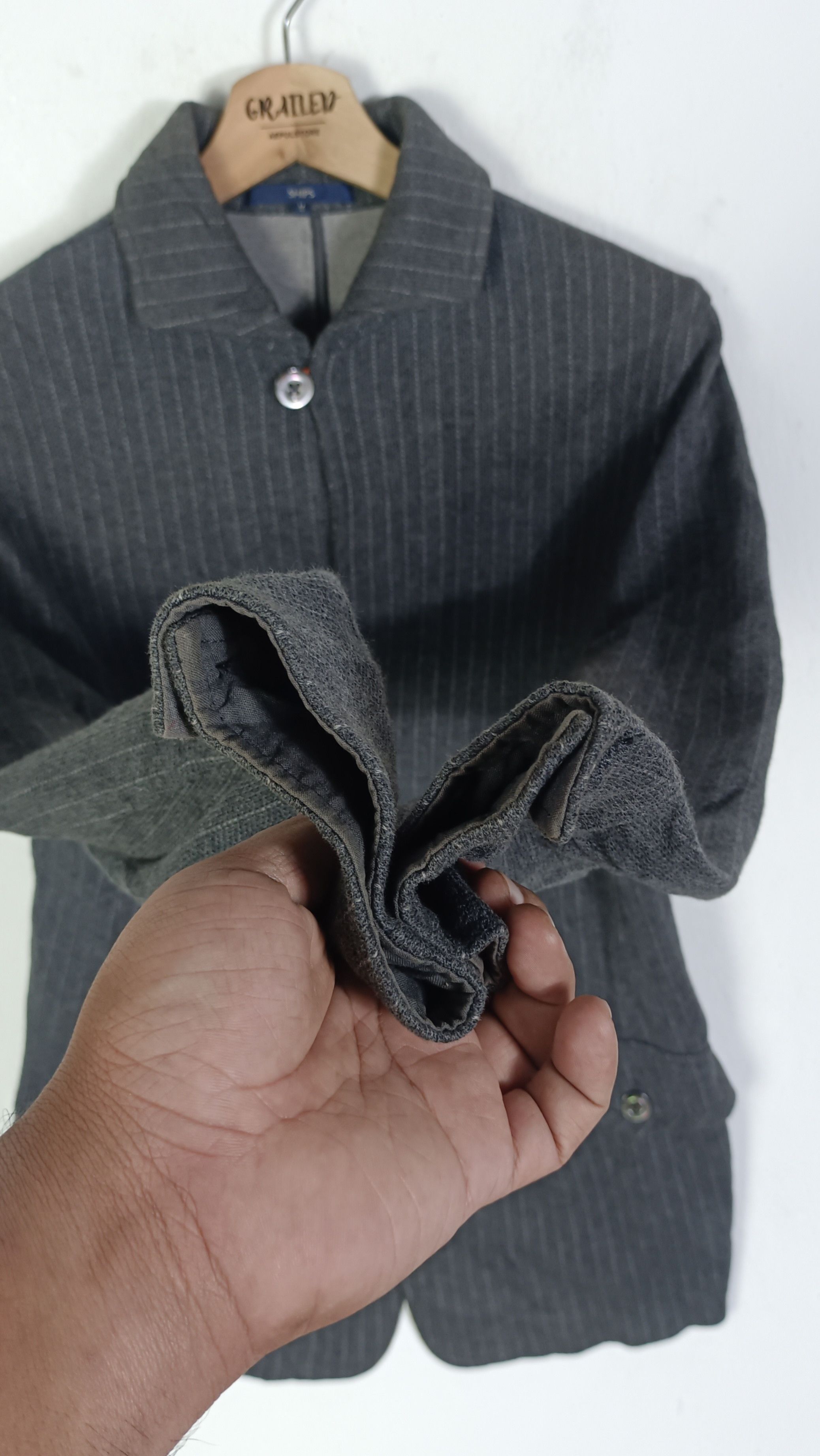 Japanese Brand × SHIPS Ships Hickory Jacket Button Up Size US S / EU 44-46 / 1 - 6 Thumbnail