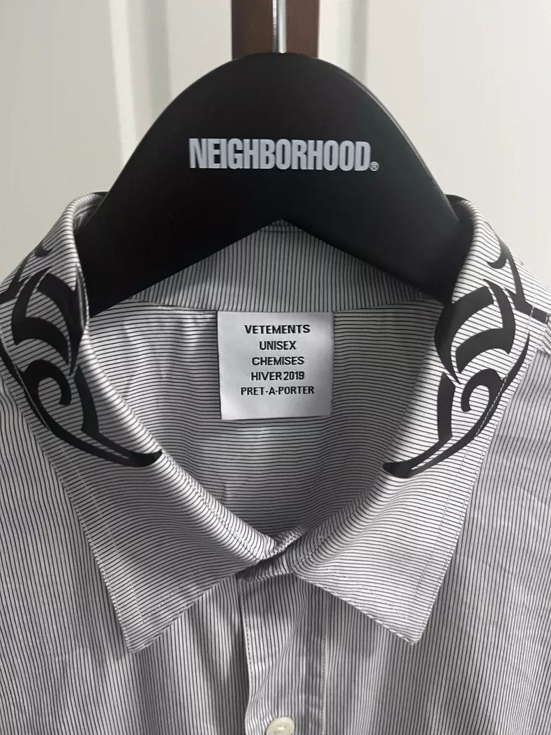Vetements Vetements 18fw Dragon Pattern Shirt Size US XL / EU 56 / 4 - 4 Thumbnail