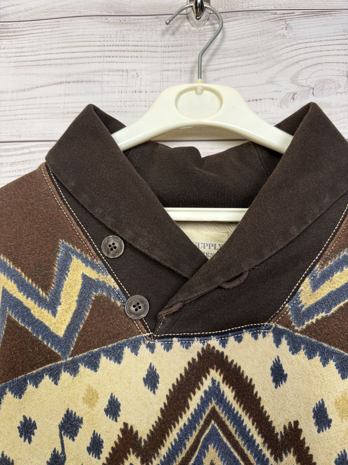 Denim & Supply Ralph Lauren Denim & Supply Ralph Lauren Western Sweatshirt 00s Y2K Size US L / EU 52-54 / 3 - 8 Thumbnail