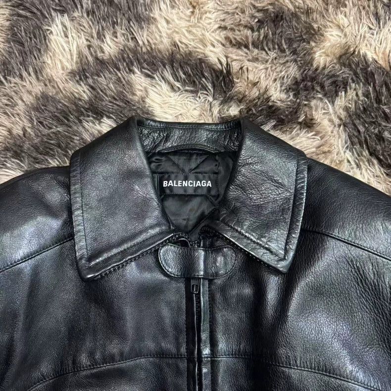 Balenciaga Balenciaga 19FW Leather Biker Jacket Size US M / EU 48-50 / 2 - 4 Thumbnail
