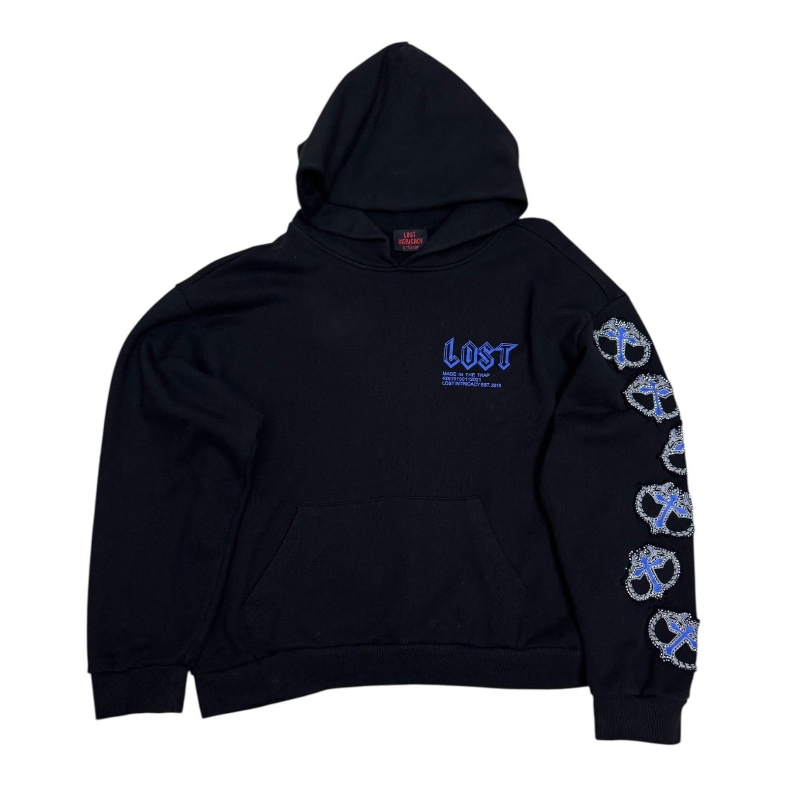 LOST INTRICACY LOST INTRICACY Luxury Streetwear Rap Hoodie Sweatshirt XL Size US XL / EU 56 / 4 - 1 Thumbnail