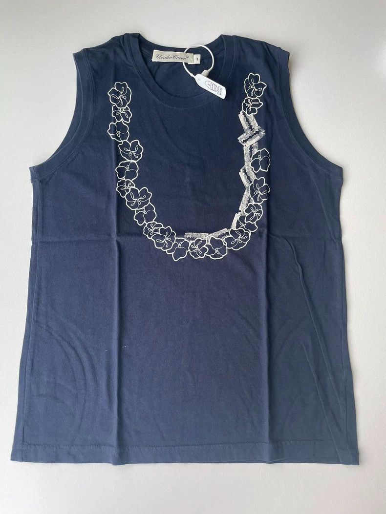 Undercover blade flower sleeveless shirt