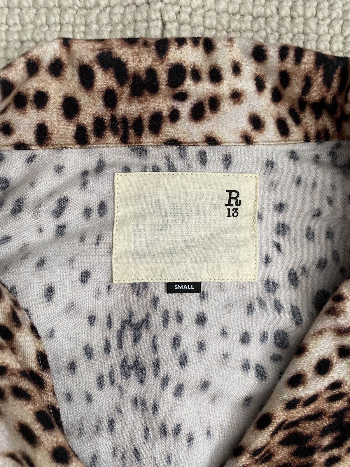 R13 R13 PJ Top - Cheetah Size US S / EU 44-46 / 1 - 5 Thumbnail