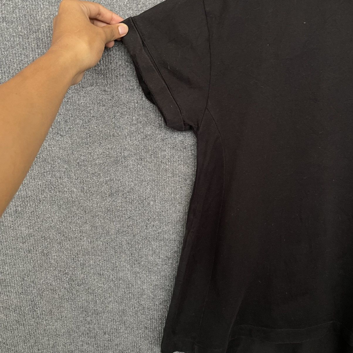 Russell Athletic × Vintage Vintage Russell Athletic Curved Hem Fishtail Blank T Shirt Size L / US 10 / IT 46 - 3 Thumbnail