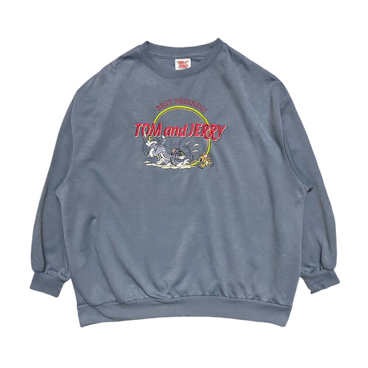 Anime × Cartoon Network × Disney Tom & Jerry Embroidered Oversized Sweatshirt Size US L / EU 52-54 / 3 - 1 Thumbnail