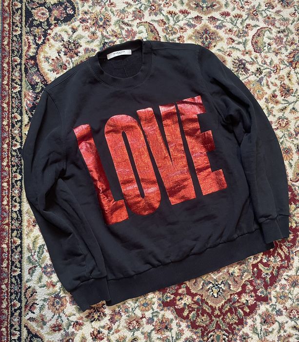 Givenchy love discount sweater