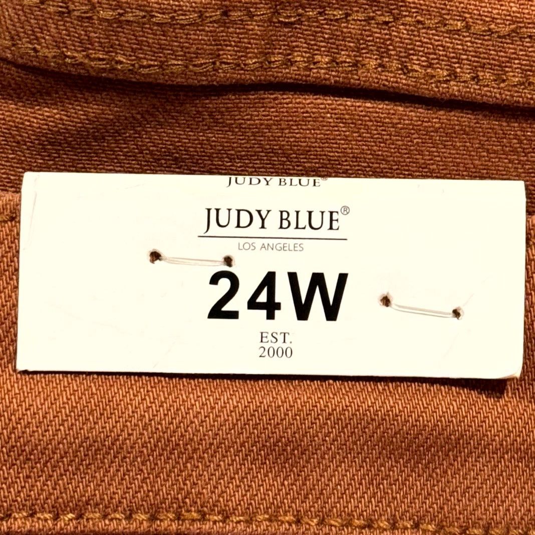 Judy Blue NWT Judy Blue Jeans Woodland Brown High Rise Slim Fit 24W Size 42" / US 20 - 6 Thumbnail