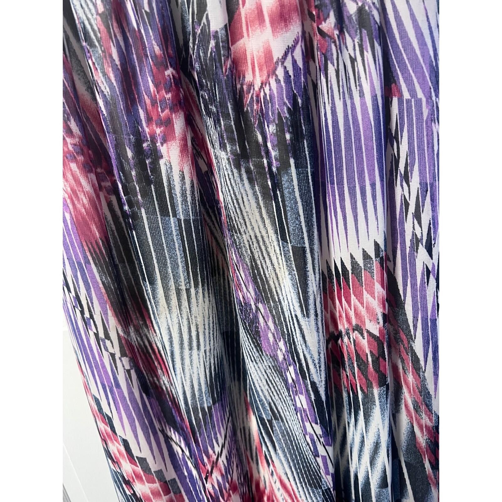 Other Lily Rose Maxi Dress Womens XS Multicolor Crochet Ikat Boho Size XS / US 0-2 / IT 36-38 - 4 Thumbnail