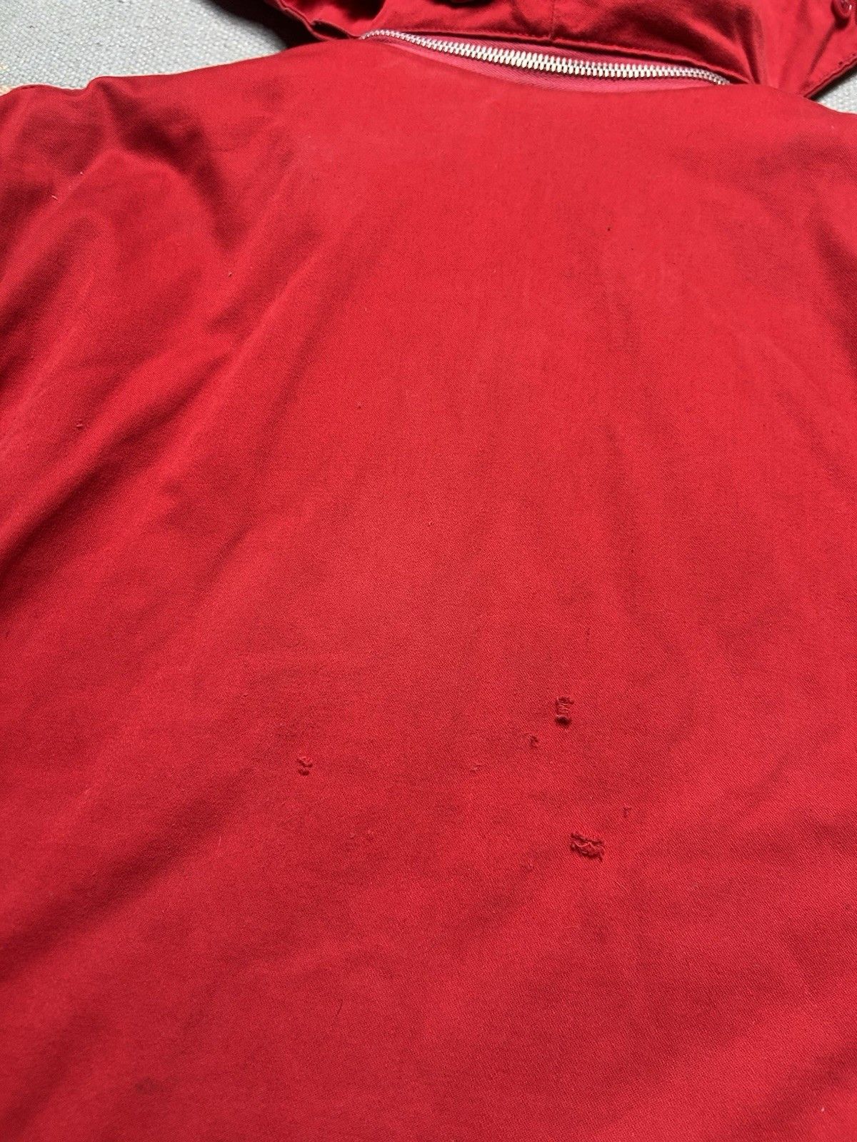 Vintage 1950s quilt lined parka jacket expedition survival red L Size US L / EU 52-54 / 3 - 9 Thumbnail