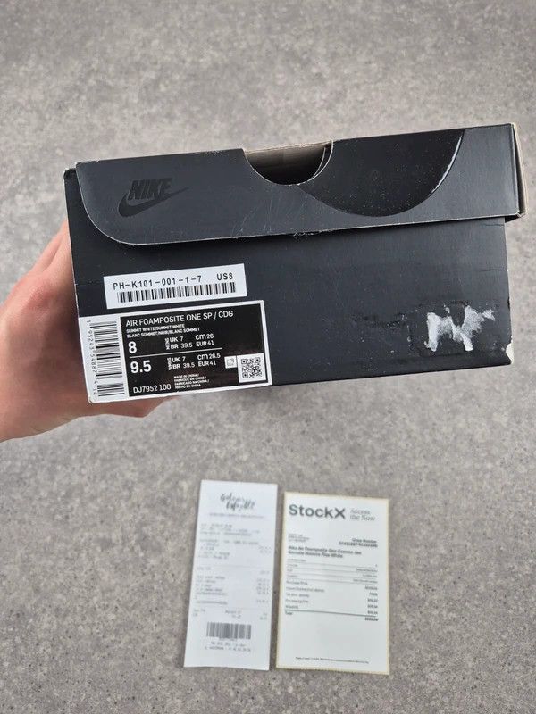 Comme des Garcons Nike Air Foamposite One SP Comme Des Garçons Sneaker Size 41 Size US 8 / EU 41 - 7 Thumbnail