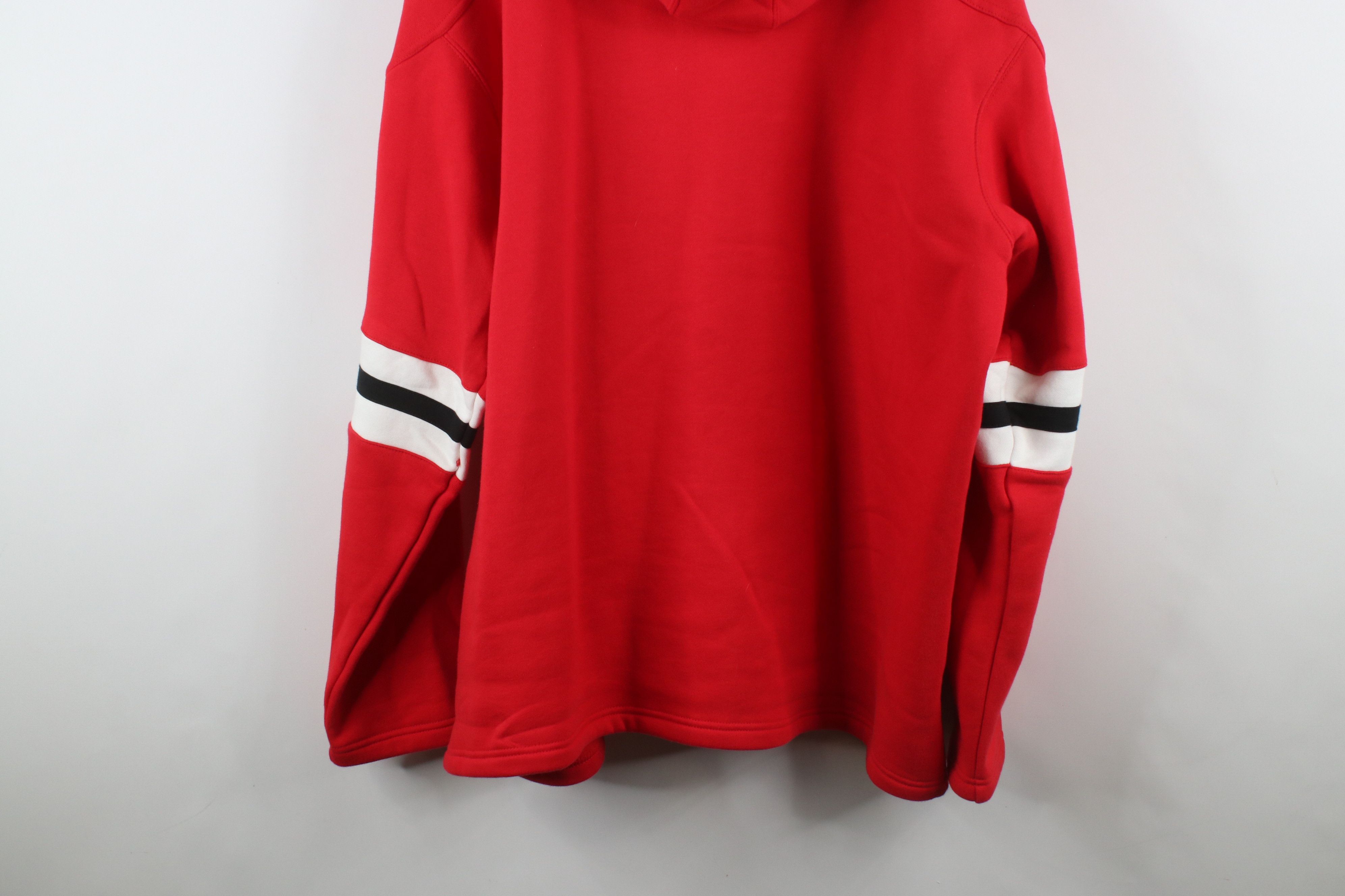 Vintage Fanatics Blackhawks Hockey Jersey Hoodie Sweatshirt Red Size US XXL / EU 58 / 5 - 15 Thumbnail