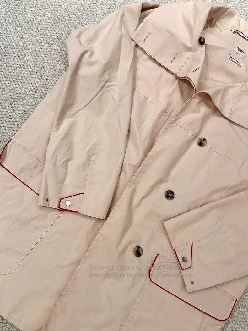 Hermes Hermes Women's light beige trench coat, mid-length Size XS / US 0-2 / IT 36-38 - 4 Thumbnail