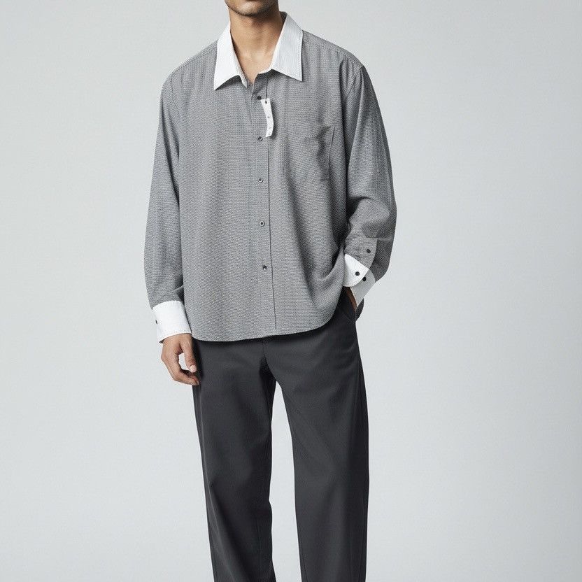 Kansai Yamamoto Kansai yamamoto homme striped shirt Size US L / EU 52-54 / 3 - 1 Thumbnail