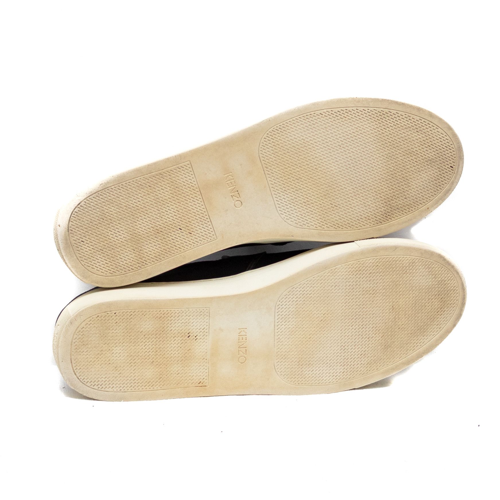 Kenzo Kenzo Men’s Black Canvas Slip-On Sneakers | Size 9 Size US 9 / EU 42 - 9 Thumbnail