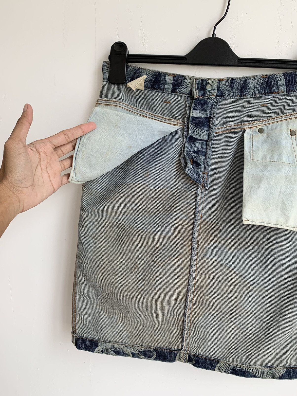 Hysteric Glamour 2000s Hysteric Glamour Snake Denim Skirt y2k Size 29" - 18 Thumbnail