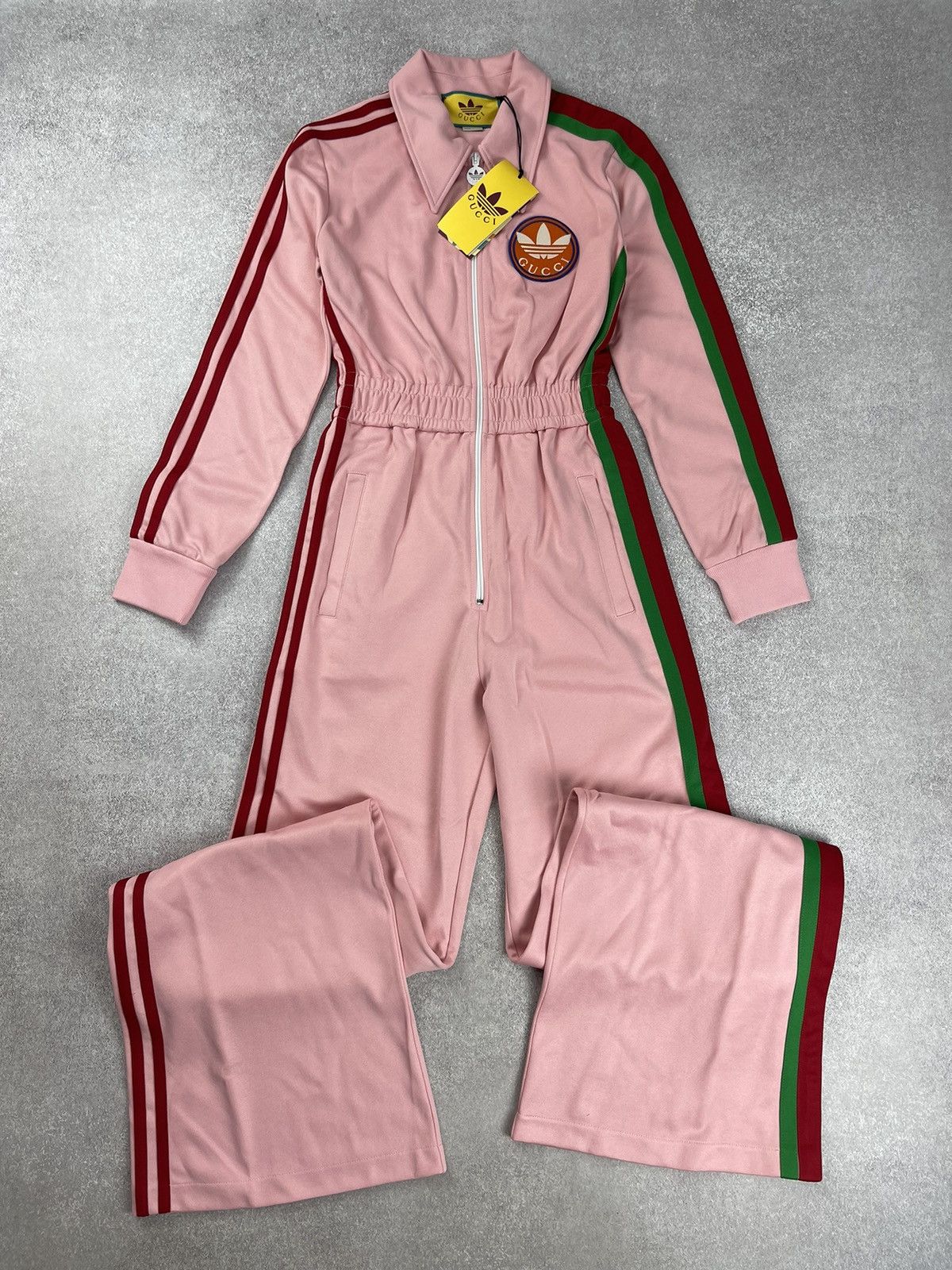 Gucci Gucci x Adidas Jumpsuit Pink Size XS Size 24" / US 00 / IT 34 - 2 Thumbnail