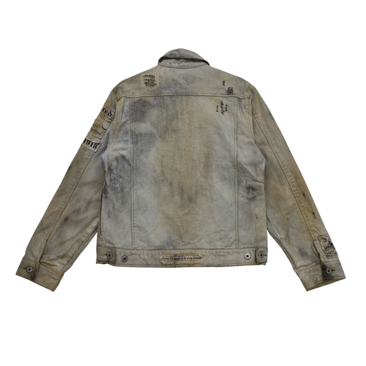 In The Attic Skull Prisoners Punk Street Fashion Distressed Denim Trucker Size US S / EU 44-46 / 1 - 3 Thumbnail