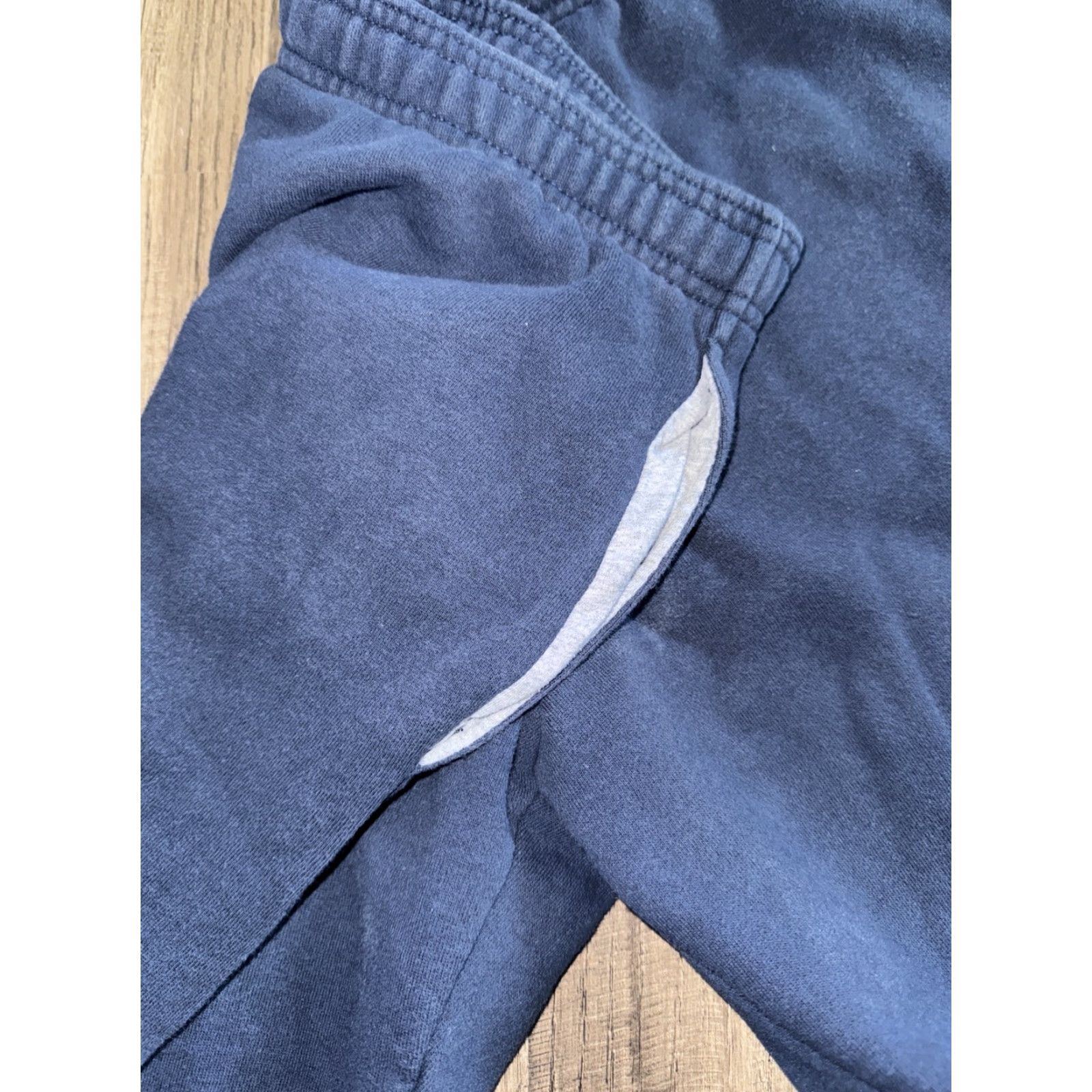 Reebok VINTAGE Reebok Sweatpants Pants Navy Blue 32x29 Men M Regular Blue Sweatpants Basketball Running & Jogging Mens Size US 31 - 4 Thumbnail