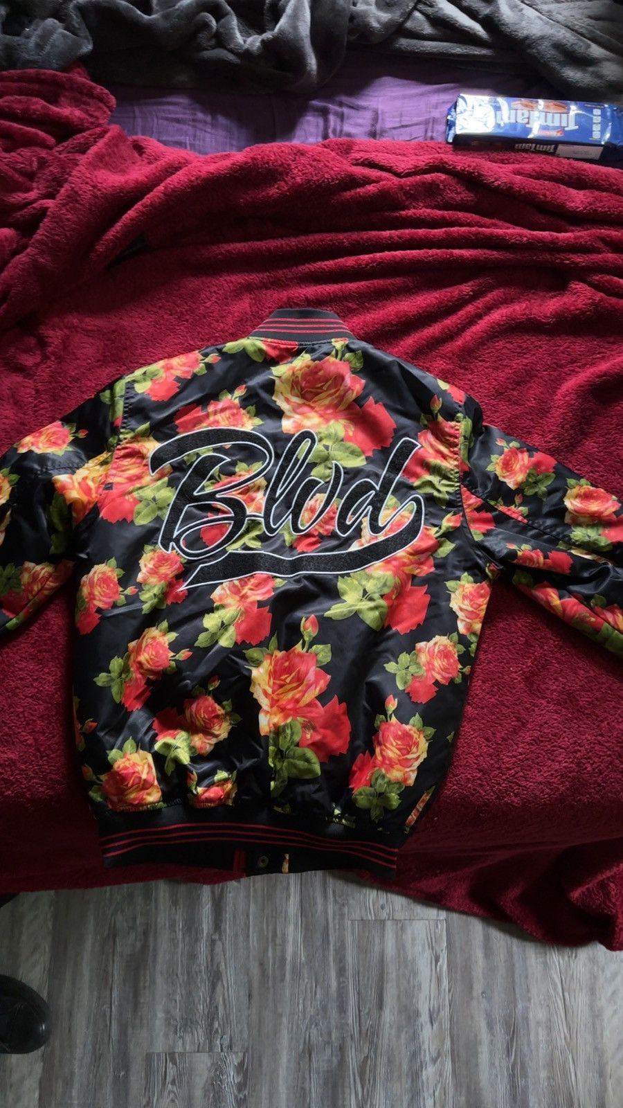 BLVD Blvd rose bomber jacket Size US M / EU 48-50 / 2 - 2 Thumbnail