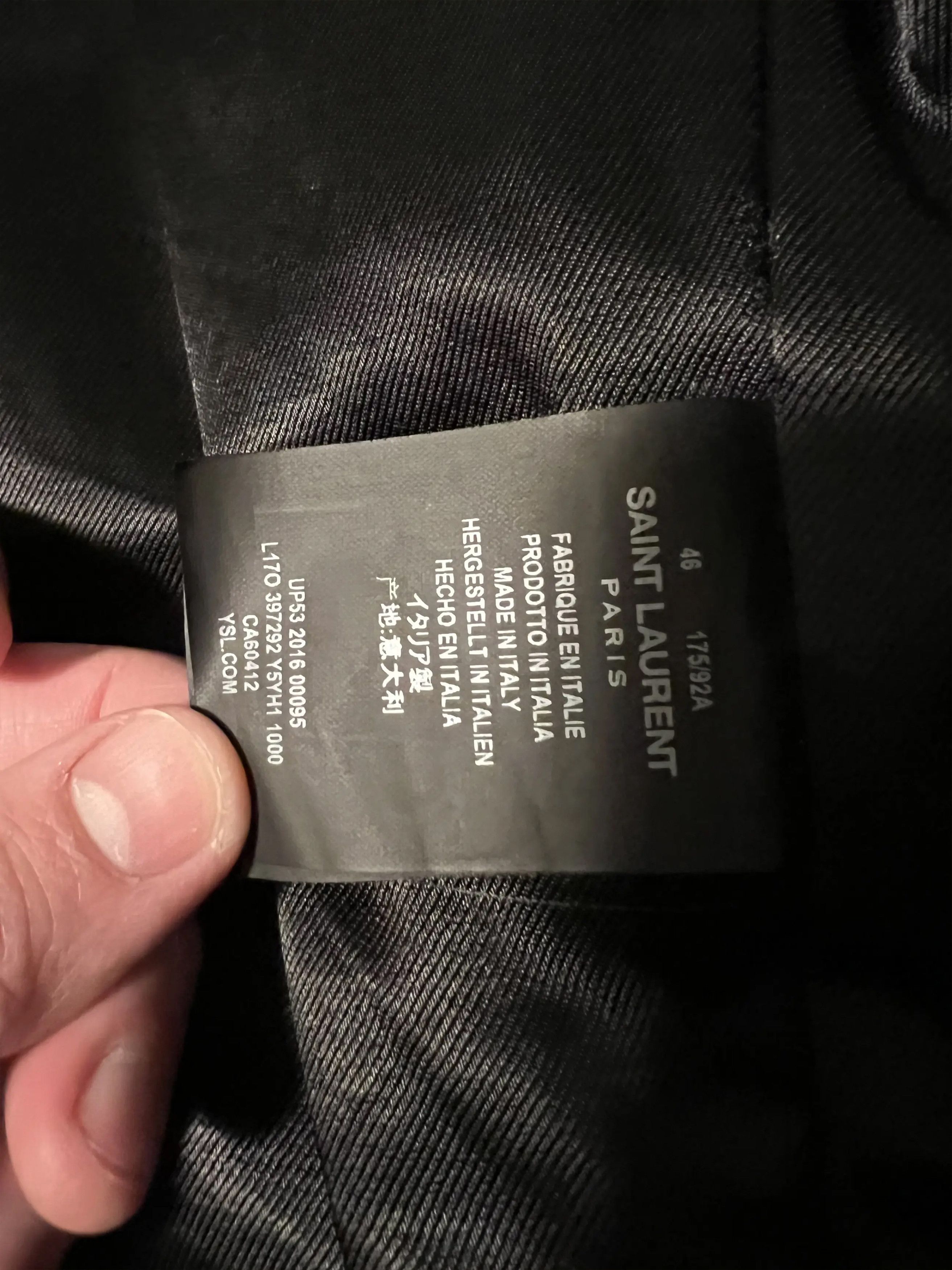 Saint Laurent Paris Saint Laurent L17 Leather Jacket Oiled Calf Size US S / EU 44-46 / 1 - 3 Thumbnail