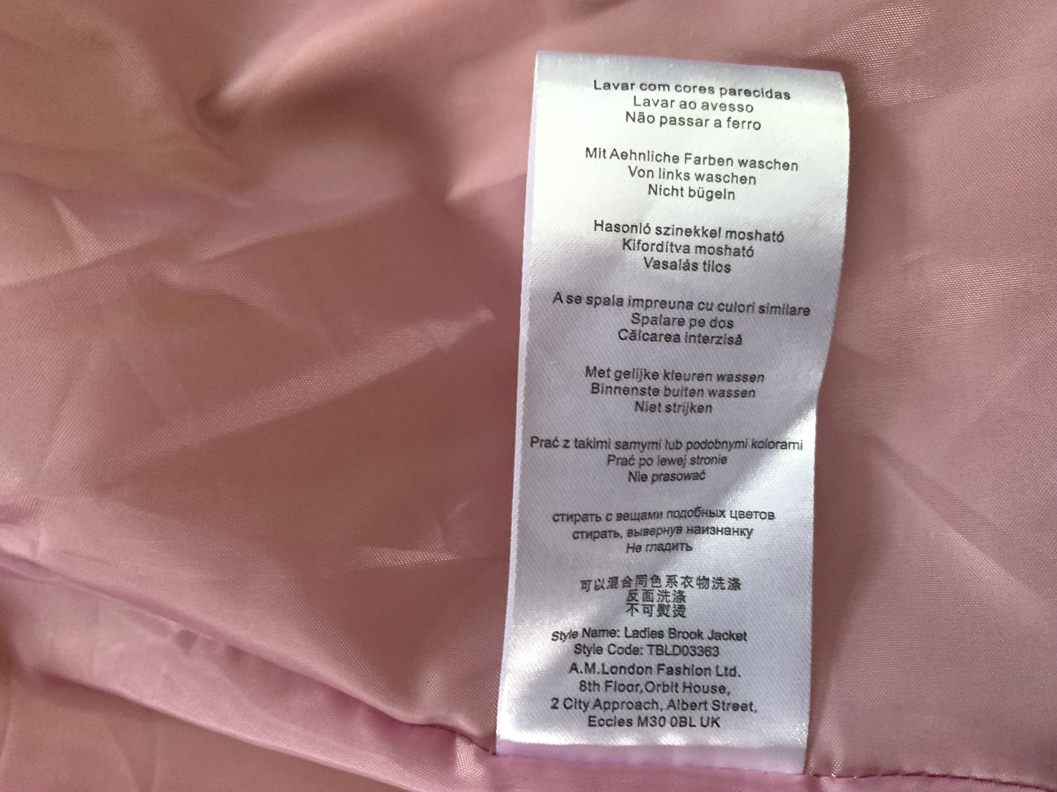 Other Womens Threadbare Pink Faux Leather Belted Jacket Size S / US 4 / IT 40 - 10 Thumbnail