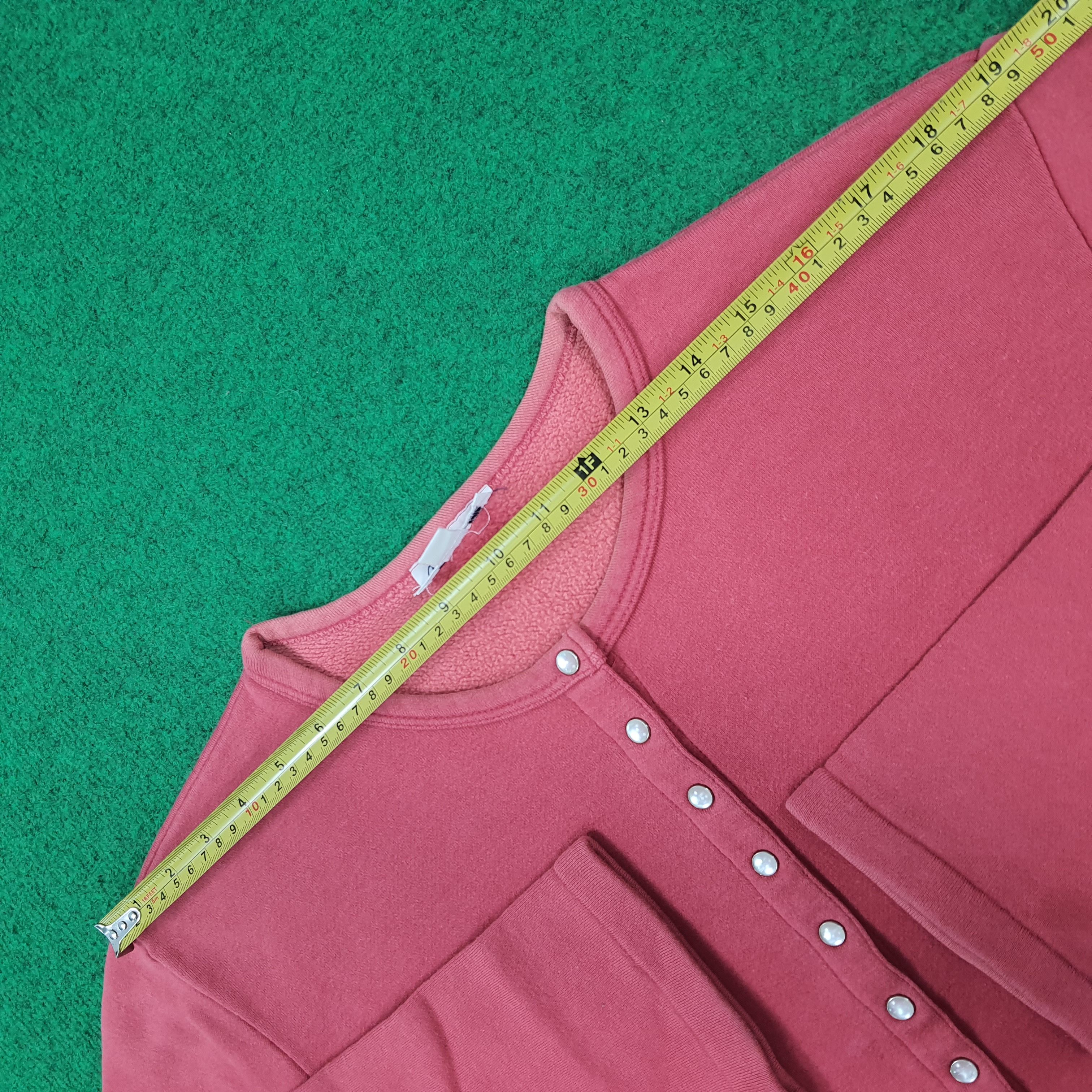 agnes b. Vintage Agnes b. Paris Snap Button Cardigan Sweatshirt E1N4 Size M / US 6-8 / IT 42-44 - 8 Thumbnail