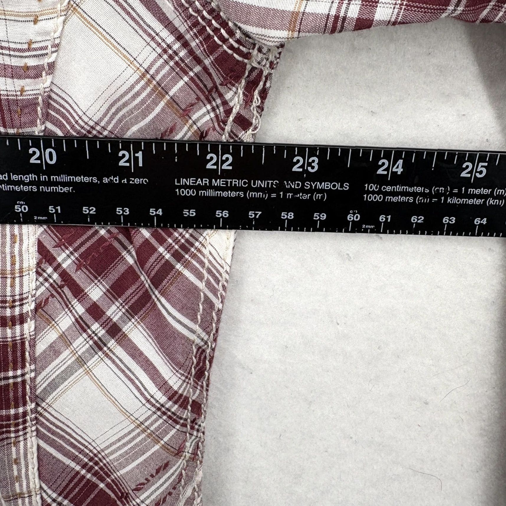 Buckle Black VINTAGE Buckle Black Shirt Mens L Red Plaid Western Pearl Snap Athletic Grunge Y2K Size US L / EU 52-54 / 3 - 7 Thumbnail