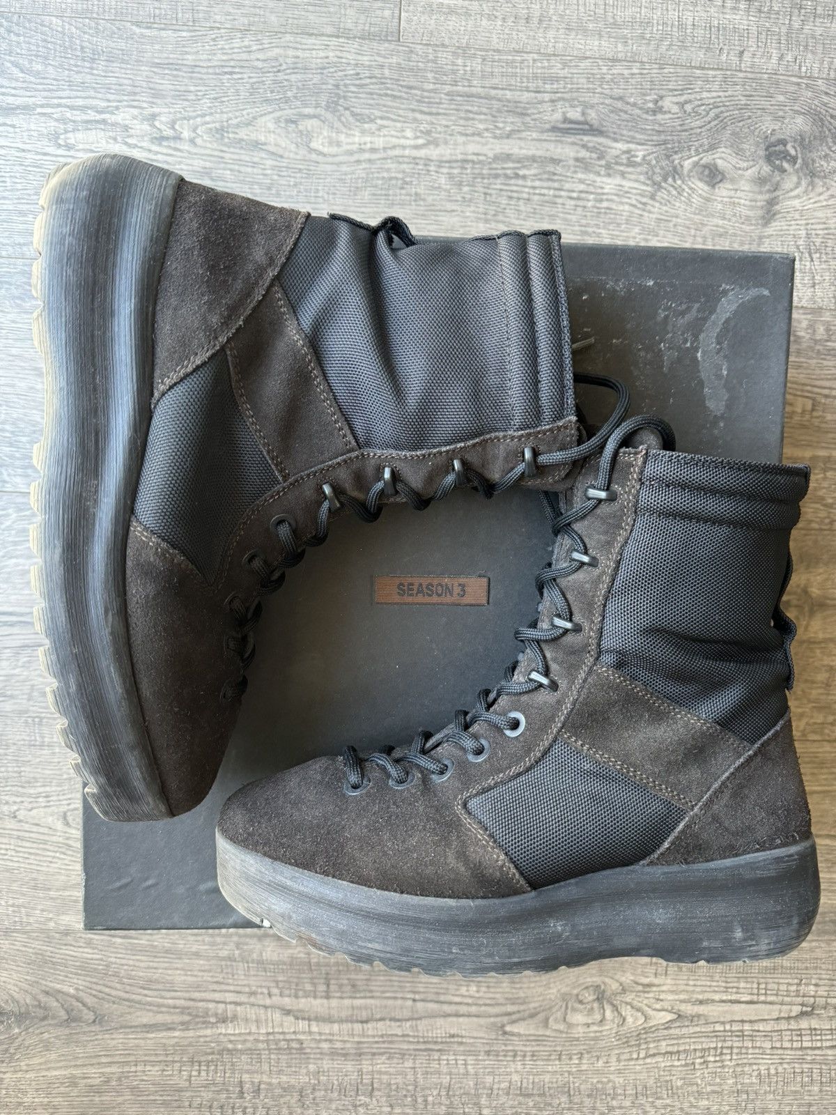 Kanye West Yeezy Season 3 Combat Boots Size US 8 / EU 41 - 1 Thumbnail