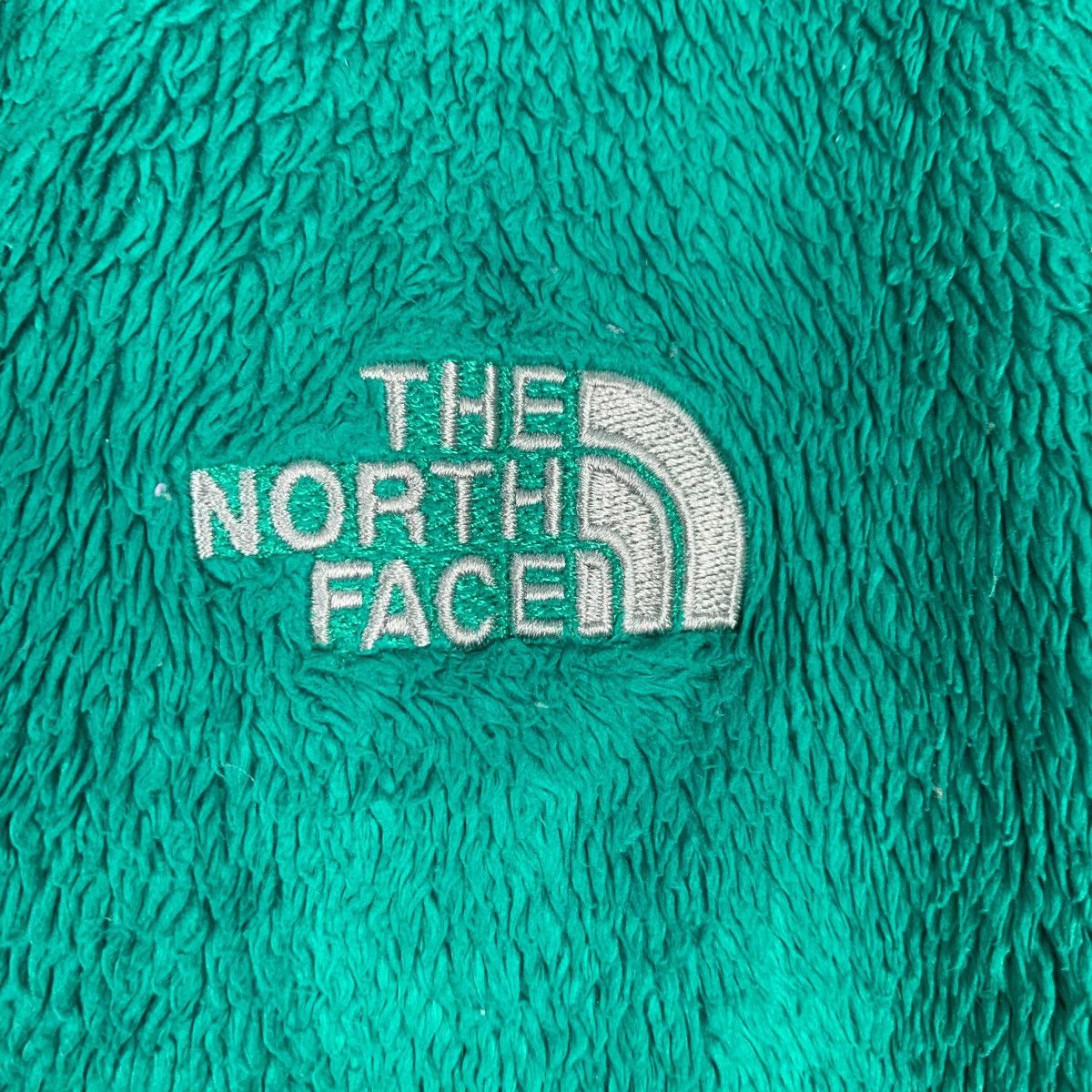 The North Face THE NORTH FACE Embroidery Logo Green Fleece Jacket #0239-C11 Size S / US 4 / IT 40 - 15 Thumbnail