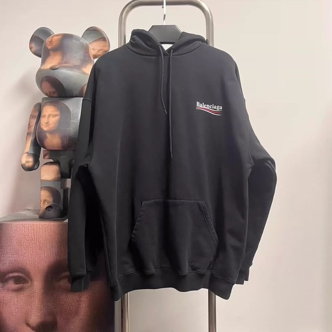 Balenciaga Balenciaga Wave Hoodie -2507 Size US L / EU 52-54 / 3 - 1 Thumbnail