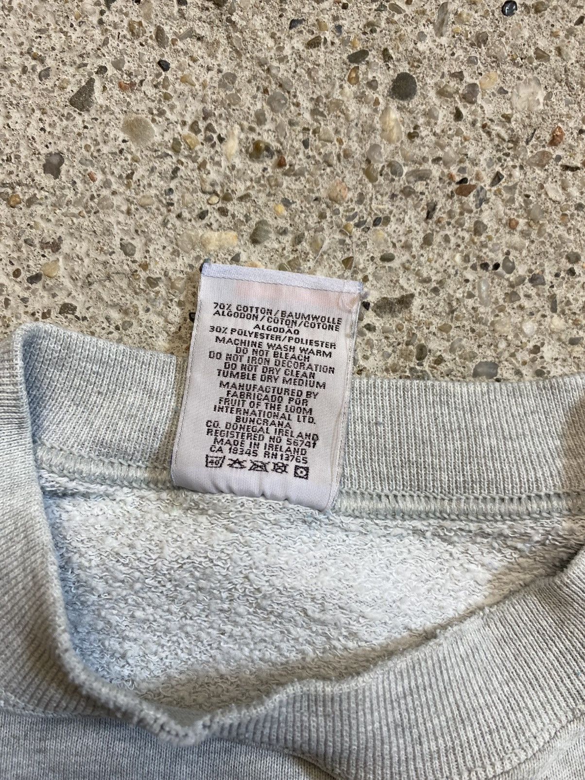 Vintage Nba sweatshirt trashed vintage distressed retro grey baggy Size US XL / EU 56 / 4 - 9 Thumbnail