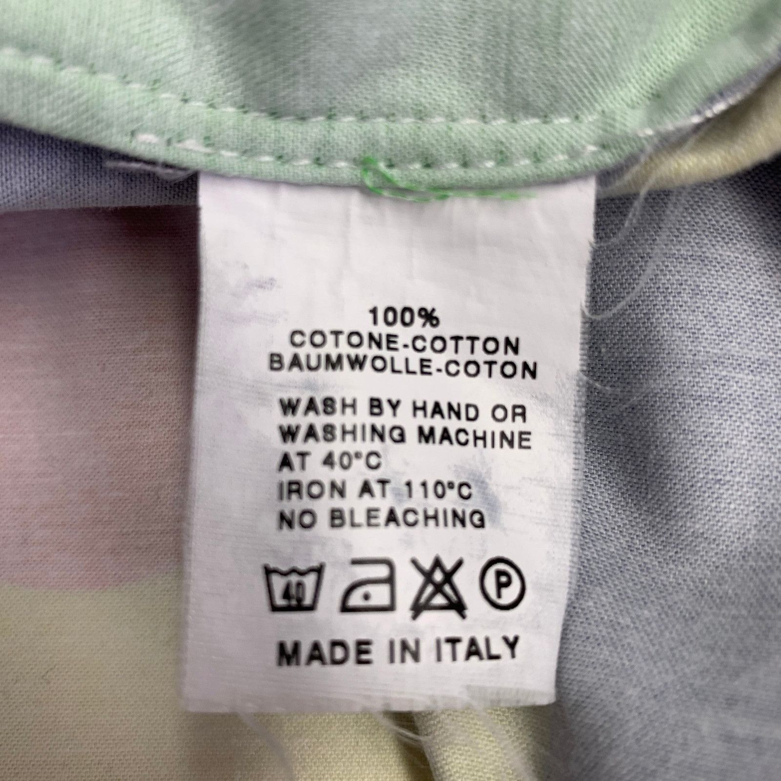 Walter Van Beirendonck SS20 Size L Multi Color Color Block Cotton Kimono Cardigan Size US L / EU 52-54 / 3 - 8 Thumbnail