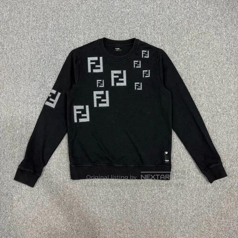 Fendi Fendi Black FF Print Sweatshirt S. Size US S / EU 44-46 / 1 - 1 Thumbnail