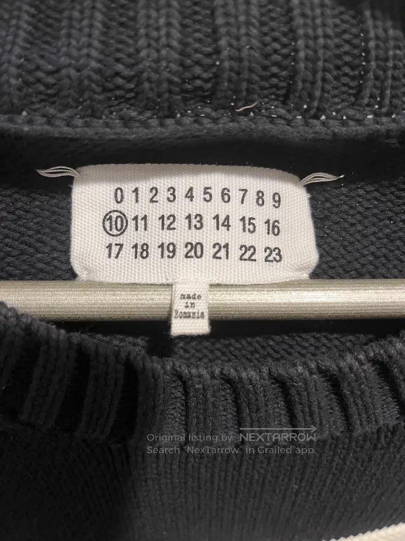 Maison Margiela Maison Margiela Black knitwear Size US S / EU 44-46 / 1 - 3 Thumbnail