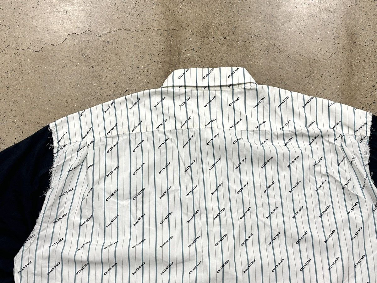 Balenciaga Balenciaga Patchwork Shirts Size US XL / EU 56 / 4 - 7 Thumbnail