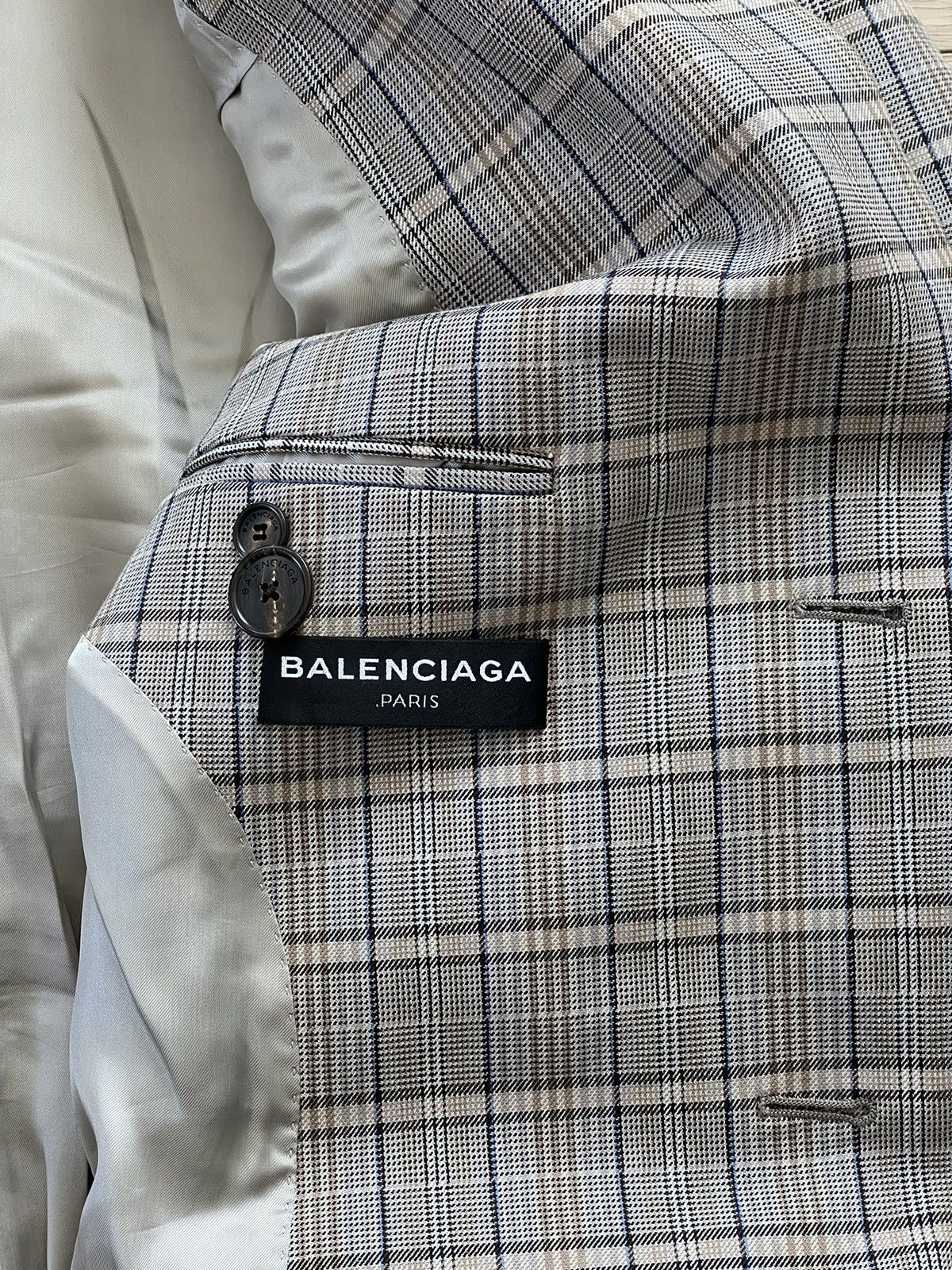 Balenciaga SS/17 Balenciaga Plaid Trench Coat Size US S / EU 44-46 / 1 - 11 Thumbnail