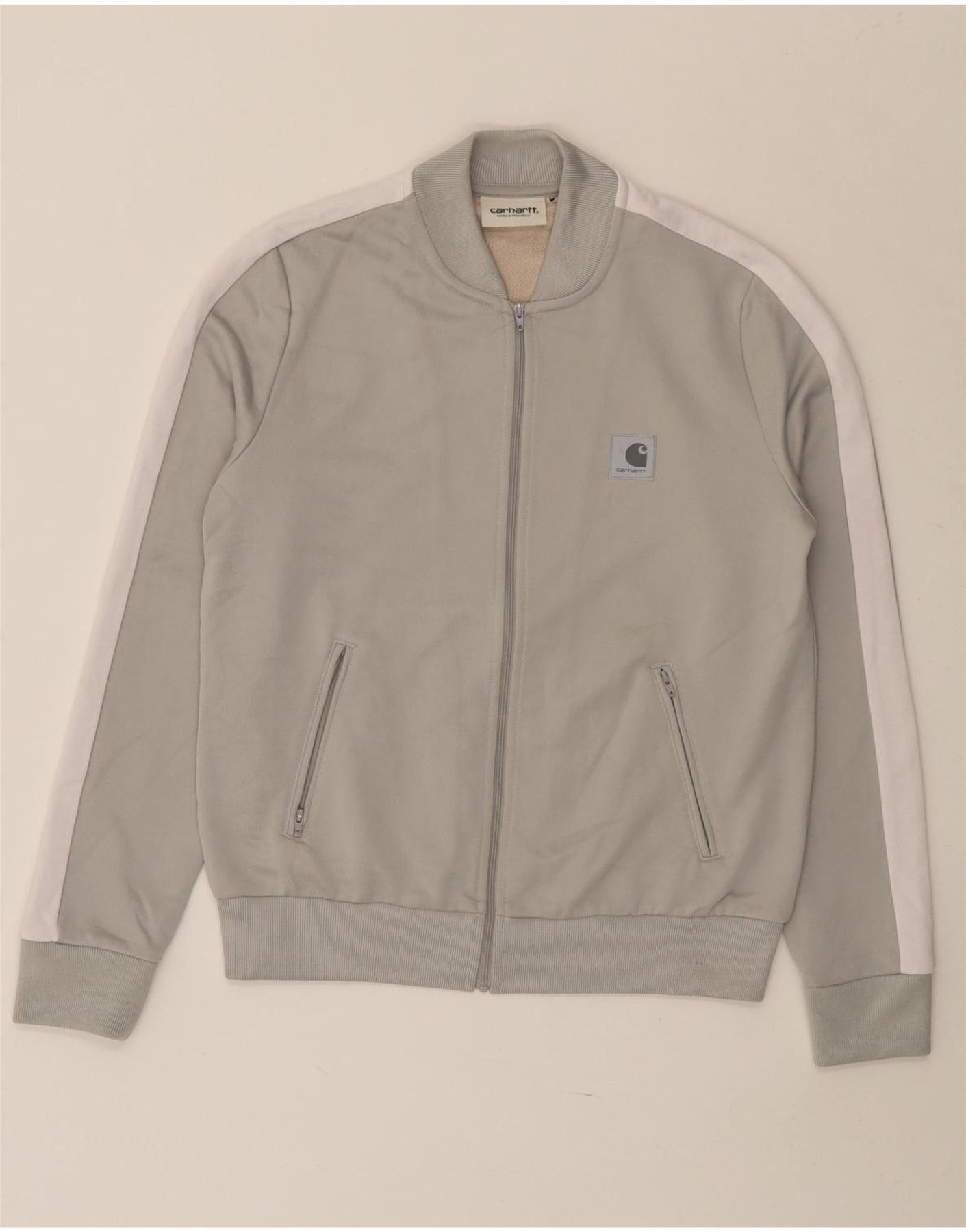 Carhartt Womens Tracksuit Top Jacket UK 10 Small Grey Colourblock Size S / US 4 / IT 40 - 1 Thumbnail