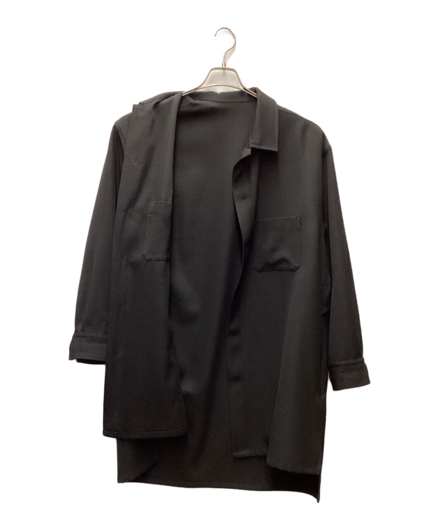 Yohji Yamamoto yohji yamamoto pour homme long-sleeved blouse Size US M / EU 48-50 / 2 - 2 Thumbnail