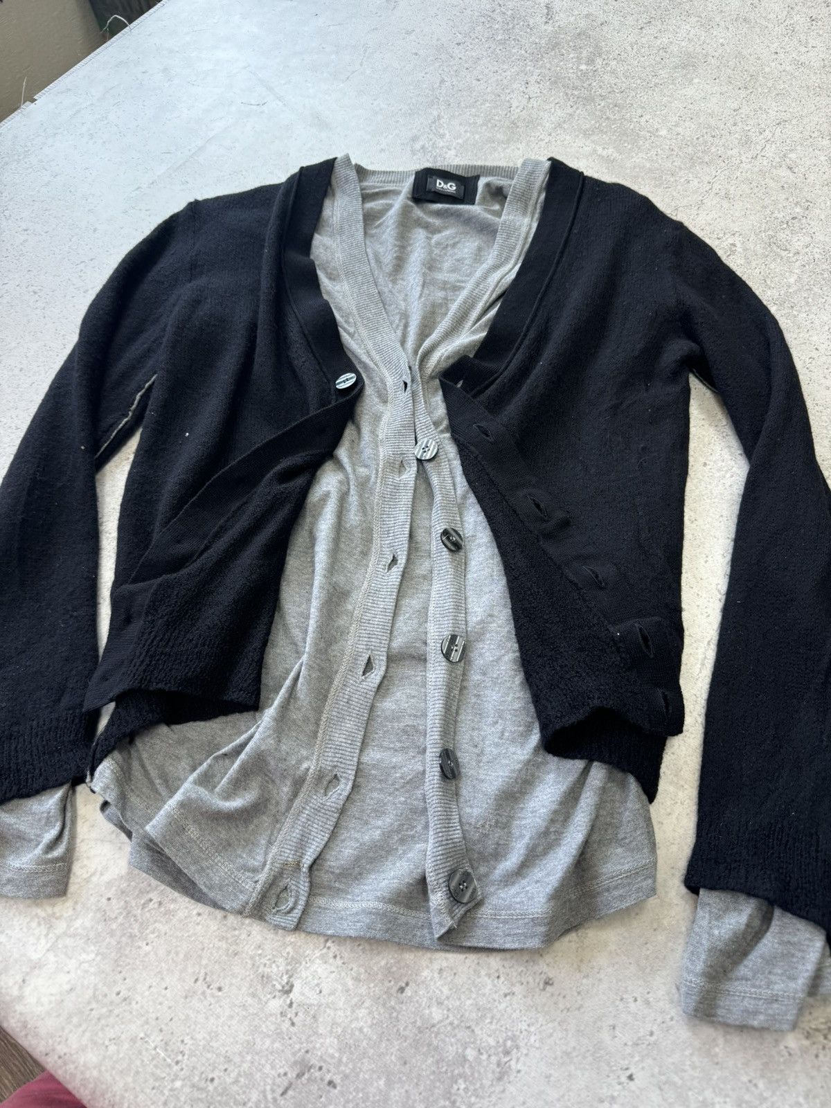 Dolce & Gabbana Vintage Dolce&Gabbana Double Layer Cardigan Size US S / EU 44-46 / 1 - 4 Thumbnail