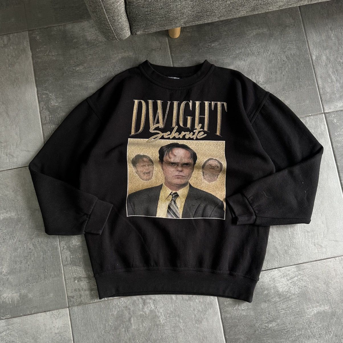 Vintage Vintage Dwight Schrute Sweatshirt Big Logo Joke Humor Artist Size US L / EU 52-54 / 3 - 1 Thumbnail