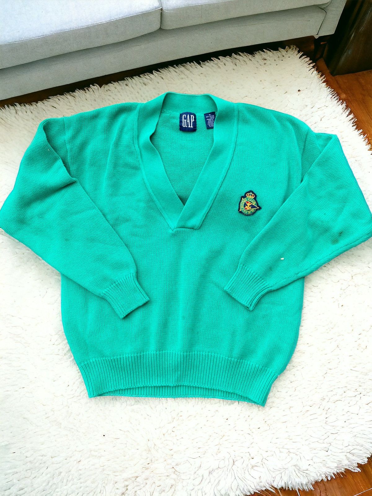 Gap × Vintage Gap Yacht Club Vintage Cardigan Sweater Size US M / EU 48-50 / 2 - 1 Thumbnail