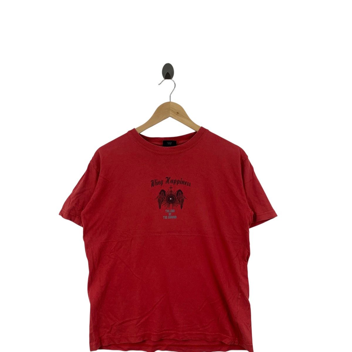 Bullet Noise BULLET NOISE Wing Happiness The End Of The Ground Tee Shirt Size US M / EU 48-50 / 2 - 6 Thumbnail