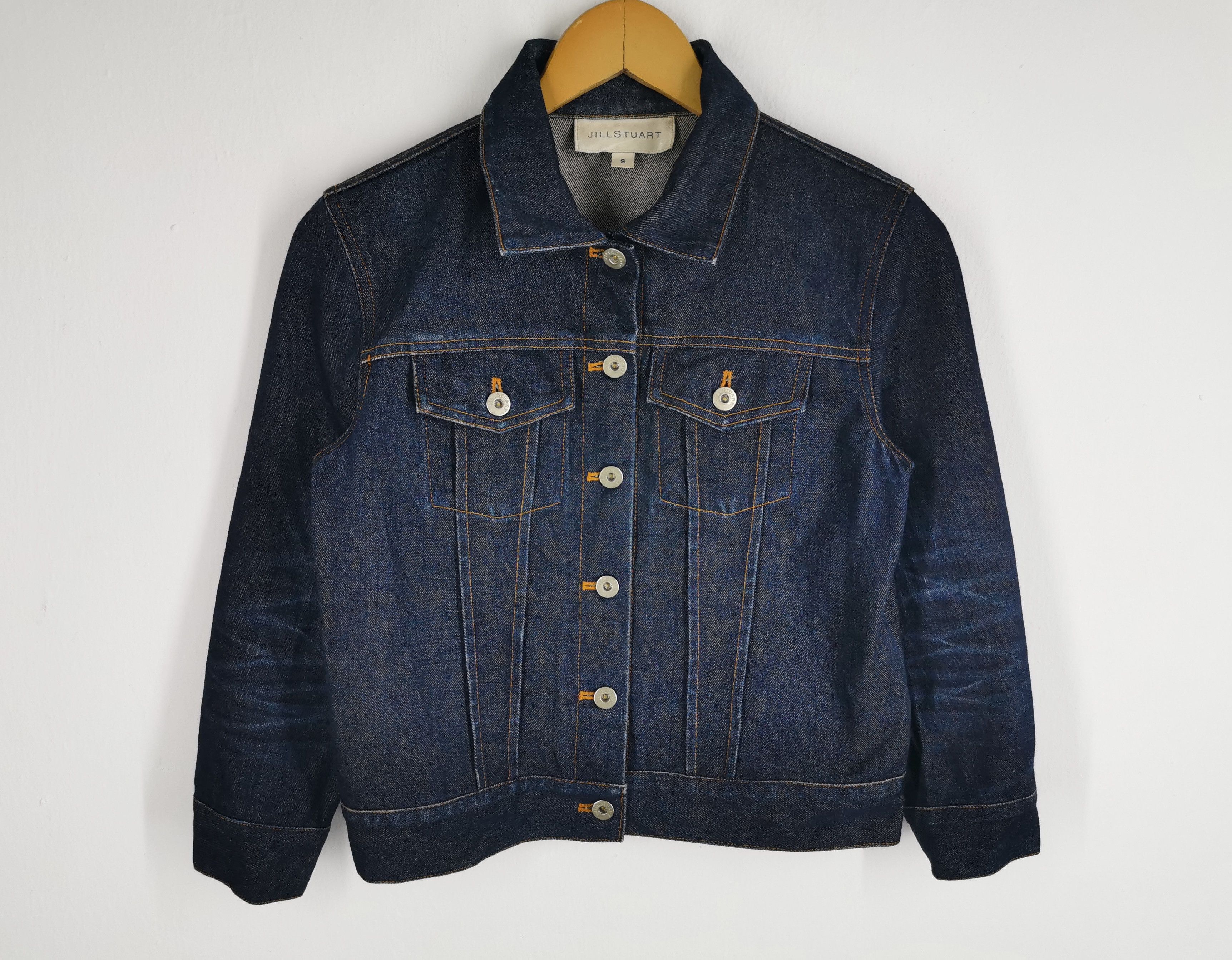 Vintage Jil Stuart Jeans Denim Jacket Made In Japan Size S