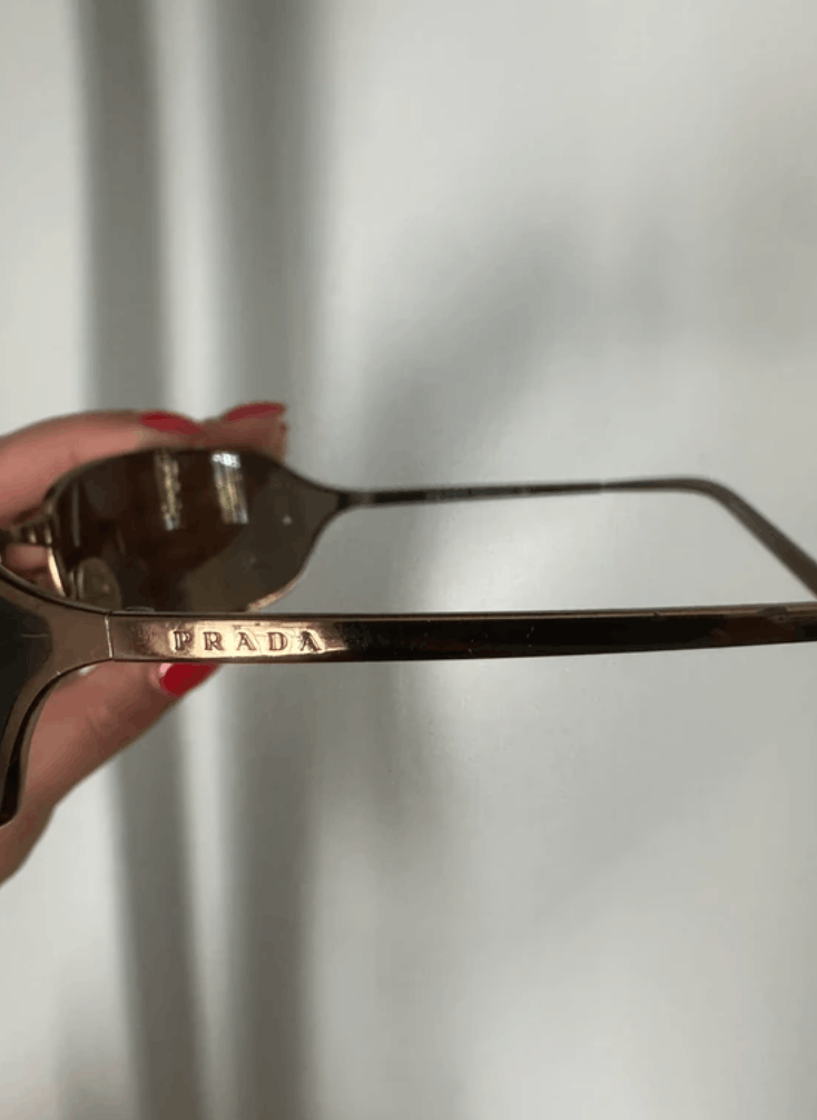 Prada PRADA Sunglasses Wrap Shield Mask Symbole Sport Red Tab Size ONE SIZE - 4 Thumbnail