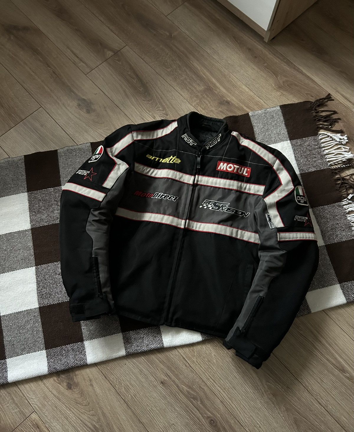 NASCAR Vintage Rst Motul Racing Arnette y2k racing mens Size US M / EU 48-50 / 2 - 1 Thumbnail