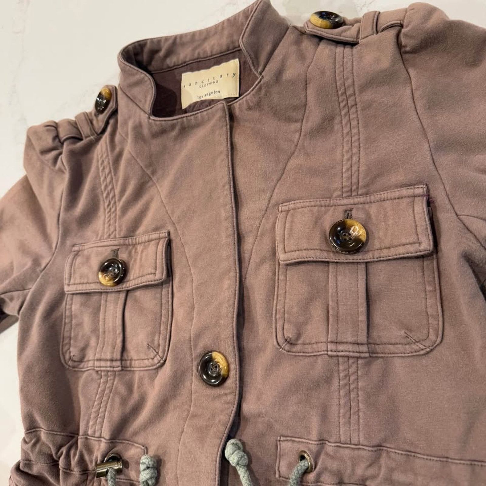 Sanctuary Sanctuary Street Smart Utility Jacket Brown Womens XS Size XS / US 0-2 / IT 36-38 - 4 Thumbnail
